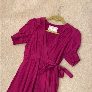 Anthropologie wrap dress